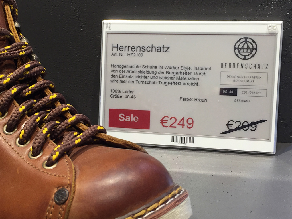 Keine falschen Preisauszeichnungen dank digitaler Preisschilder