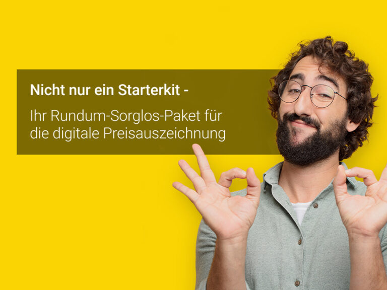 Das Einstiegspaket von xplace für die digitale Preisauszeichnung