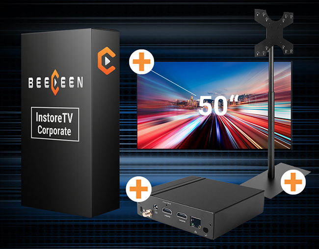 Preispaket für Digital Signage Komplettset CMS Corporate