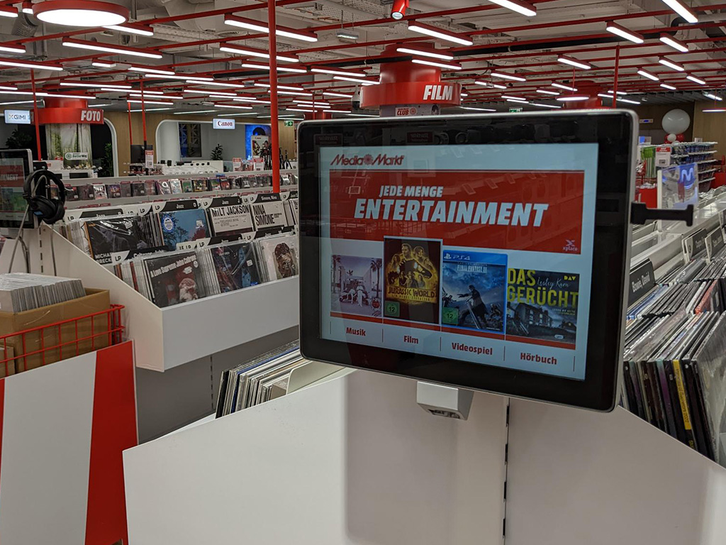 Produkt-Preisscanner im MediaMarkt