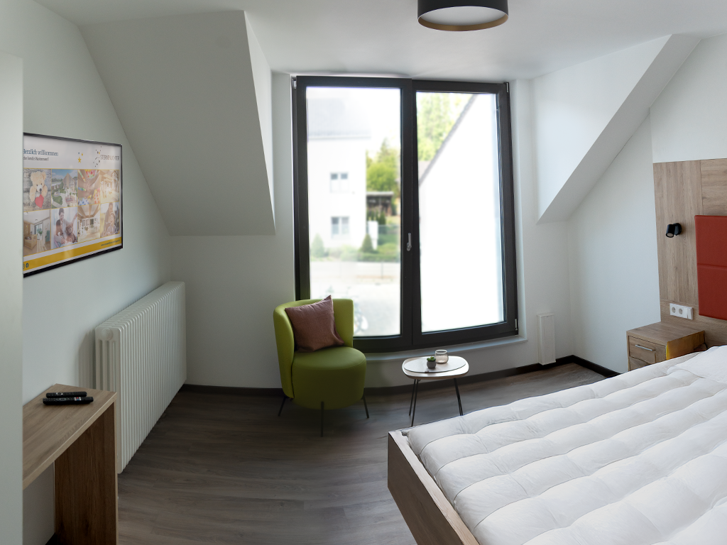 Beispielzimmer im Hospiz Sternenlichter in Göttingen